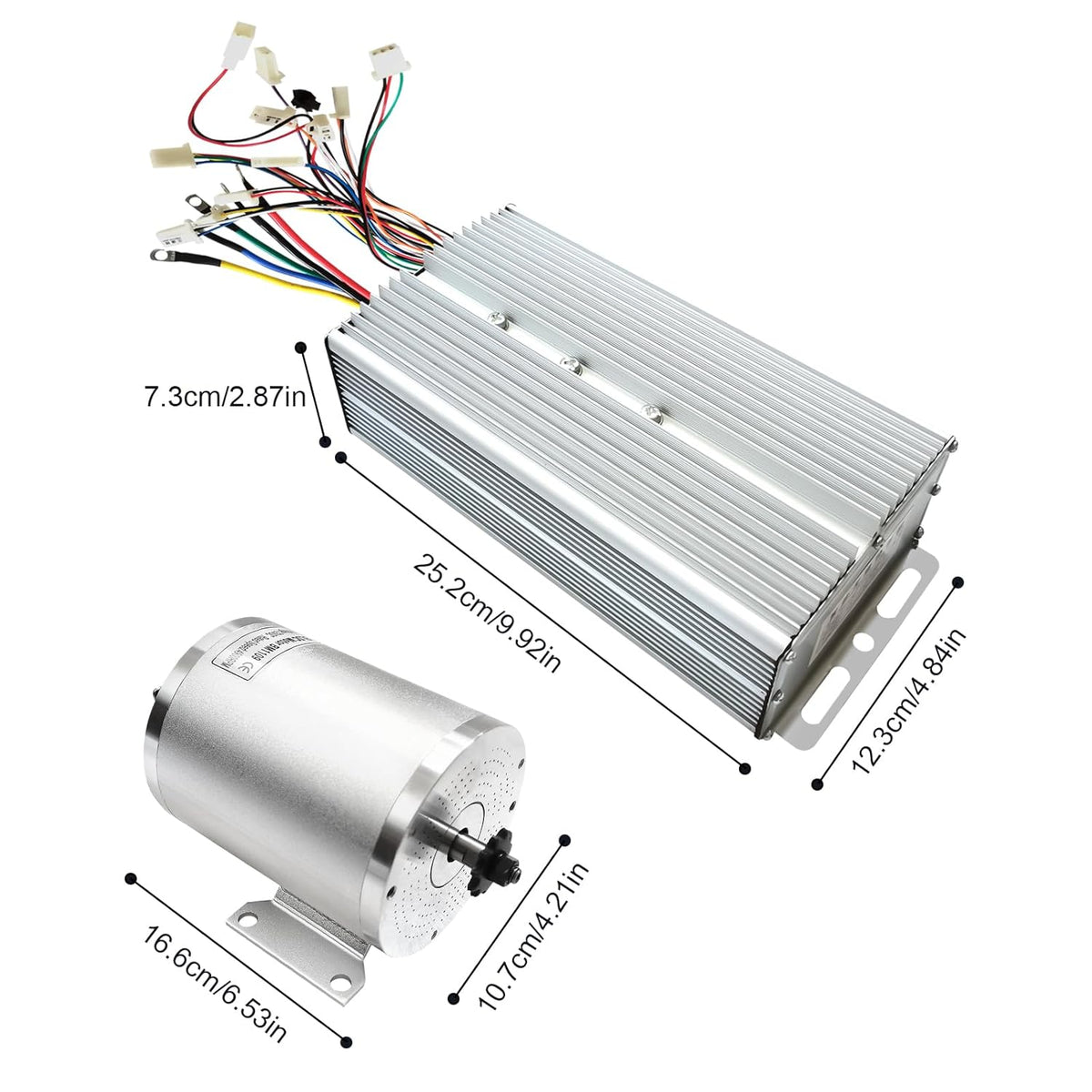 Brushless Motor Kit 3000W 72V BLDC Motor Kit with Brushless Controller F6783