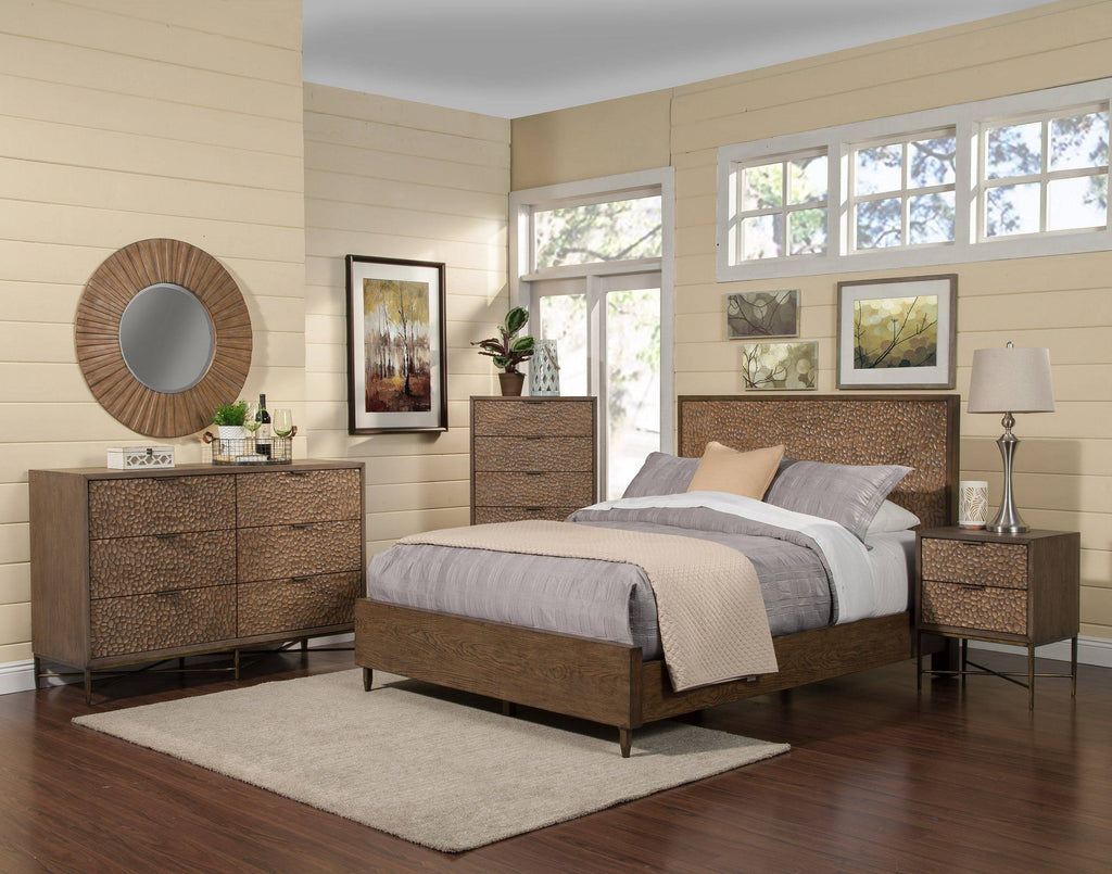 Brown Bronze California King Headboard W7657