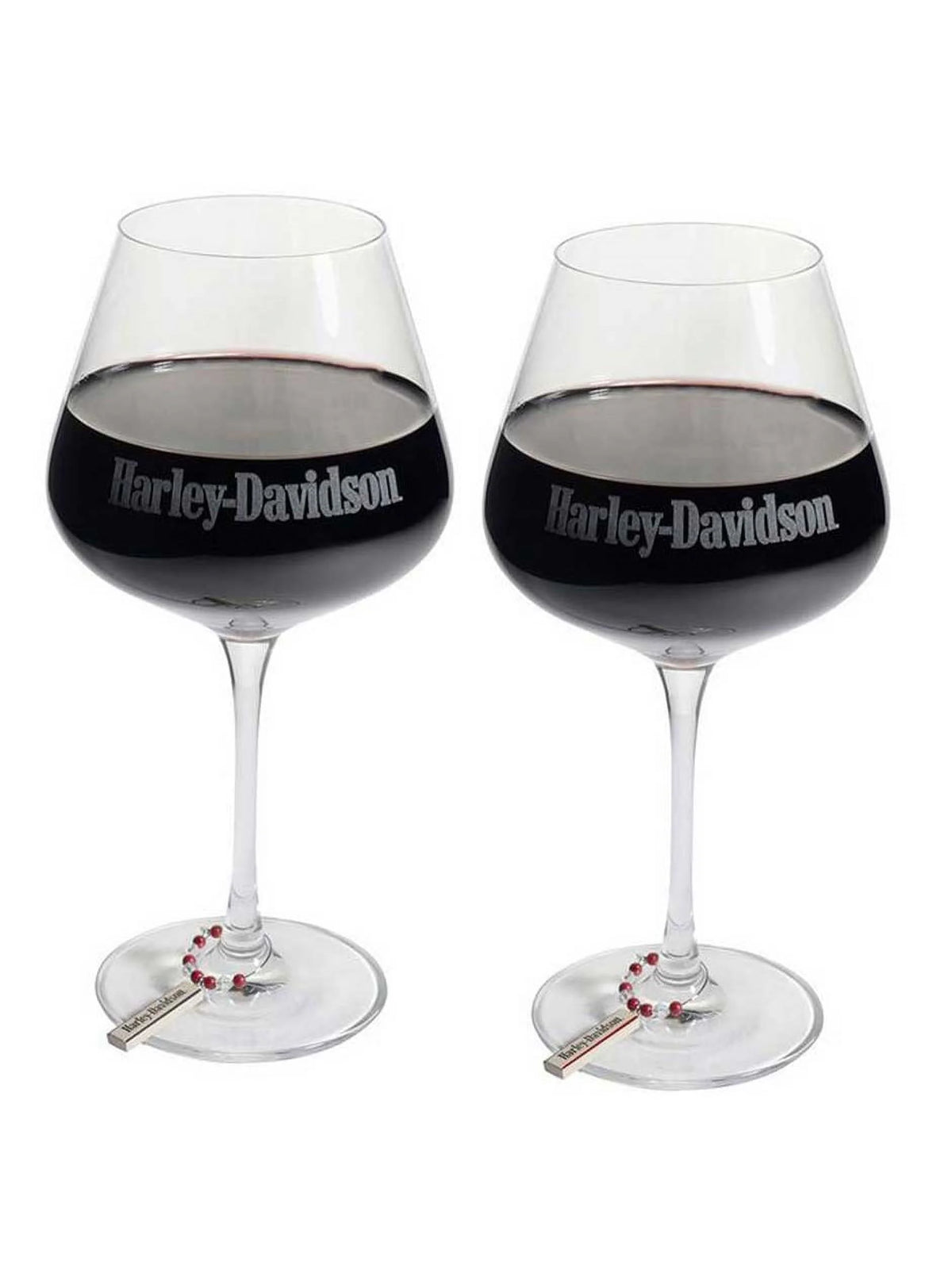 Wine Glass Set with Charms Set of Two 23 oz E2403