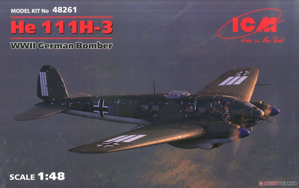 1/48 He 111H-3 German Bomber Scale Model B970594
