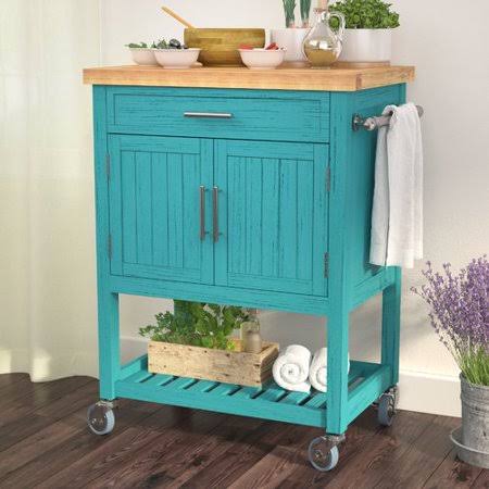 Kitchen Cart Butcher Block I565