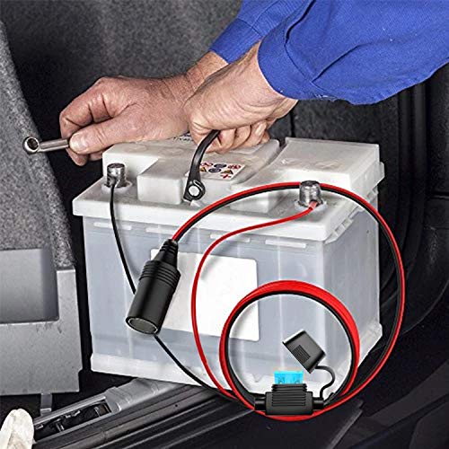 Female Cigarette Lighter Adapter Extension Charge Cable Y870011