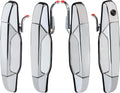 Exterior Chrome Door Handle 4Pcs Front & Rear Driver & Passenger Side P76917
