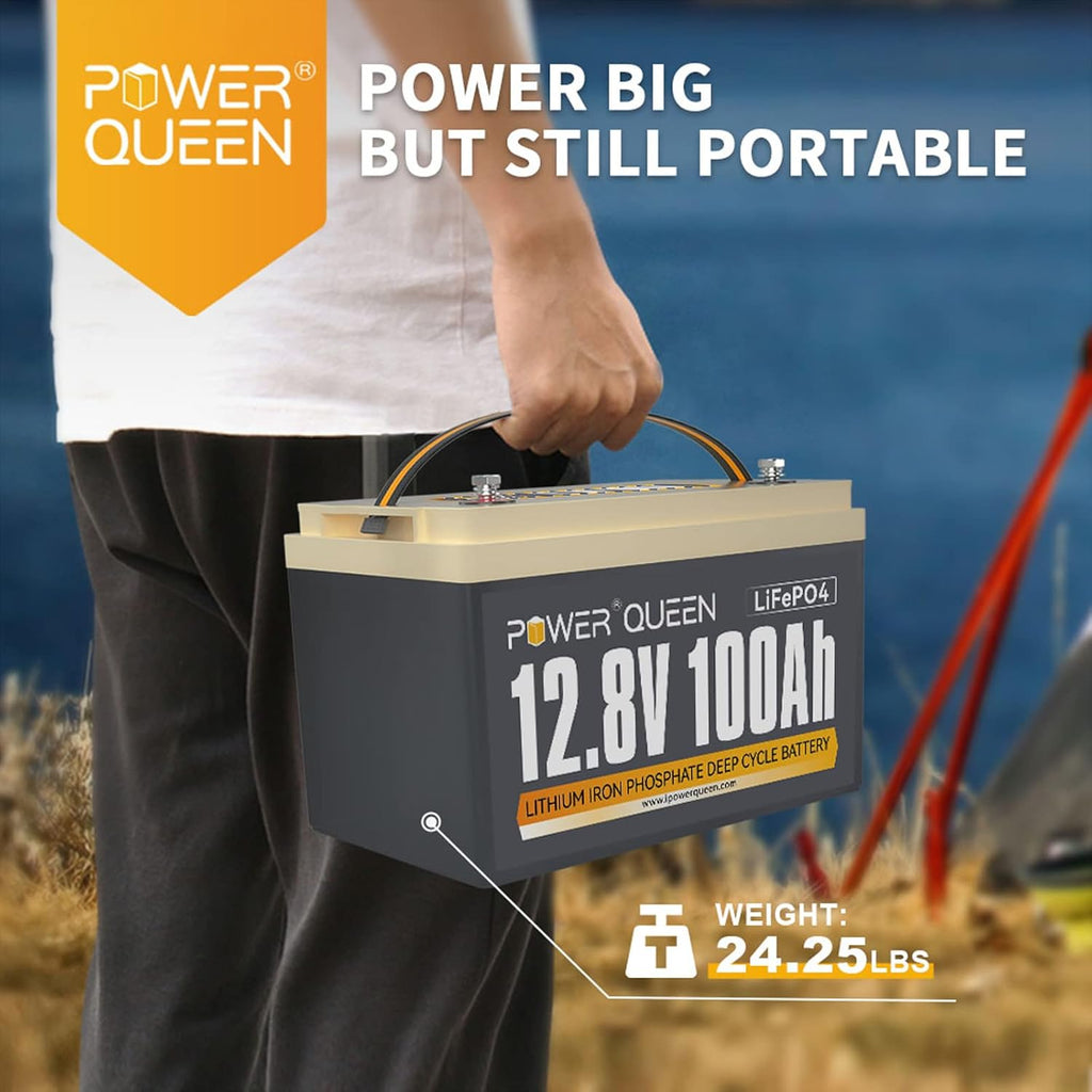 12.8V 100Ah LiFePO4 Battery with 100A BMS E94945