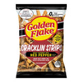 Mildly Seasoned Fried Pork Cracklin Strips with Red Pepper, 3.5 oz. Bags (6 Bags) W671