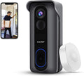 Wireless WiFi Video Doorbell Camera HD 1080P Waterproof Battery Powered with 2-Way Audio Motion Detection IR Wide Angle Cloud Storage I396832