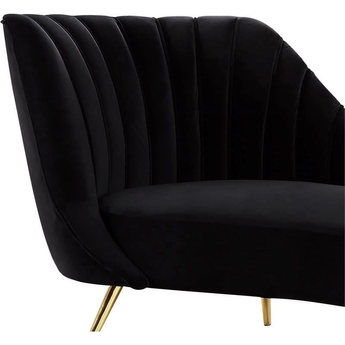 3-Piece Velvet Accent Chair Chaise & Loveseat M550360