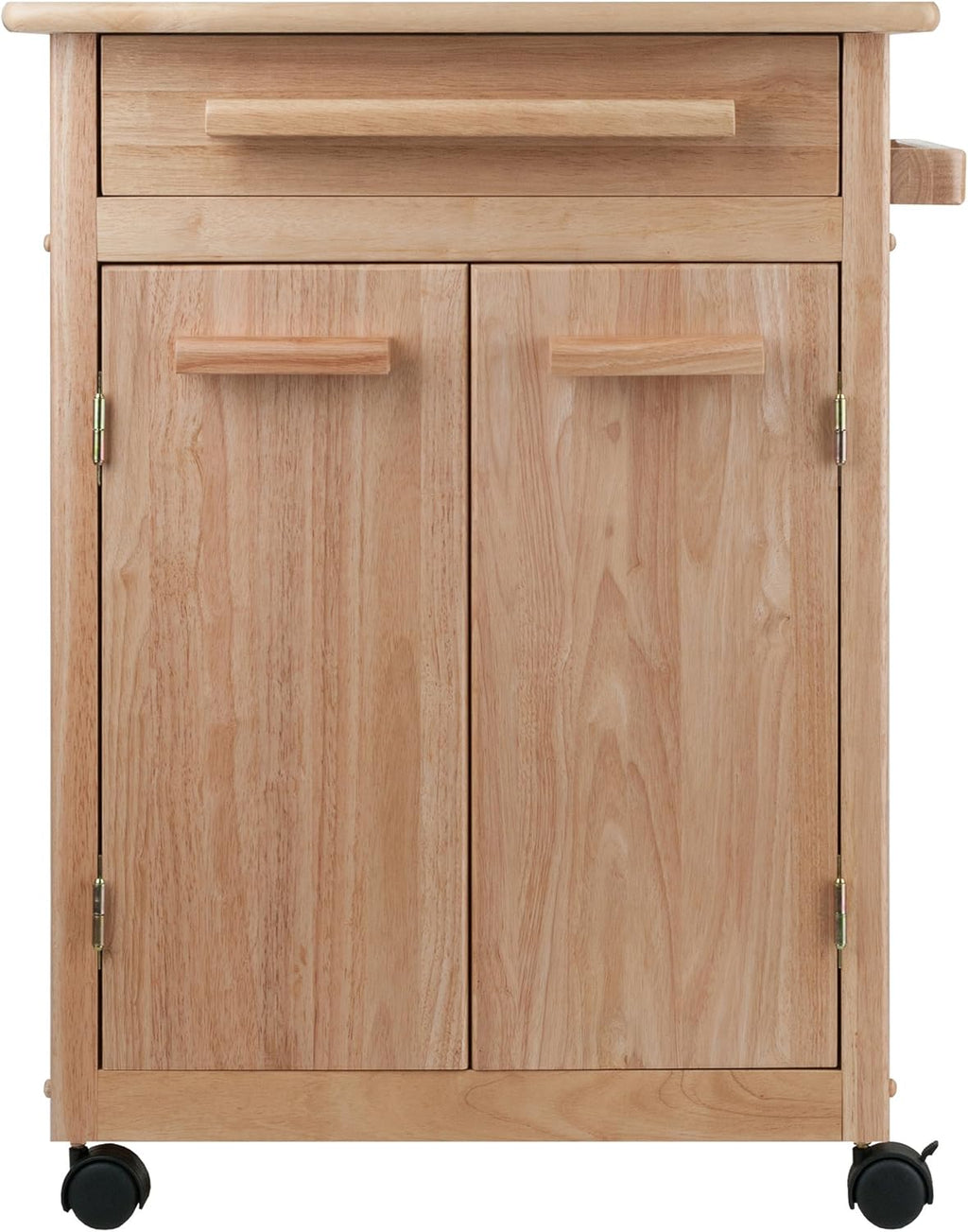 Natural Wood Single Drawer Kitchen Cabinet Storage Cart G952