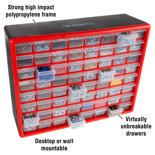 24 Drawer Plastic Storage Cabinet A290