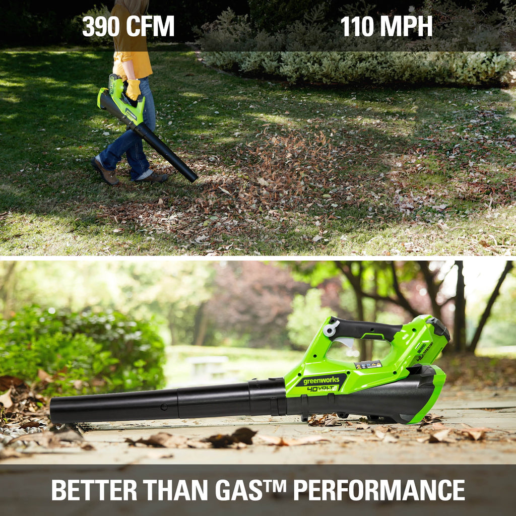 40V String Trimmer Leaf Blower Combo with 2.0 Ah Battery L963