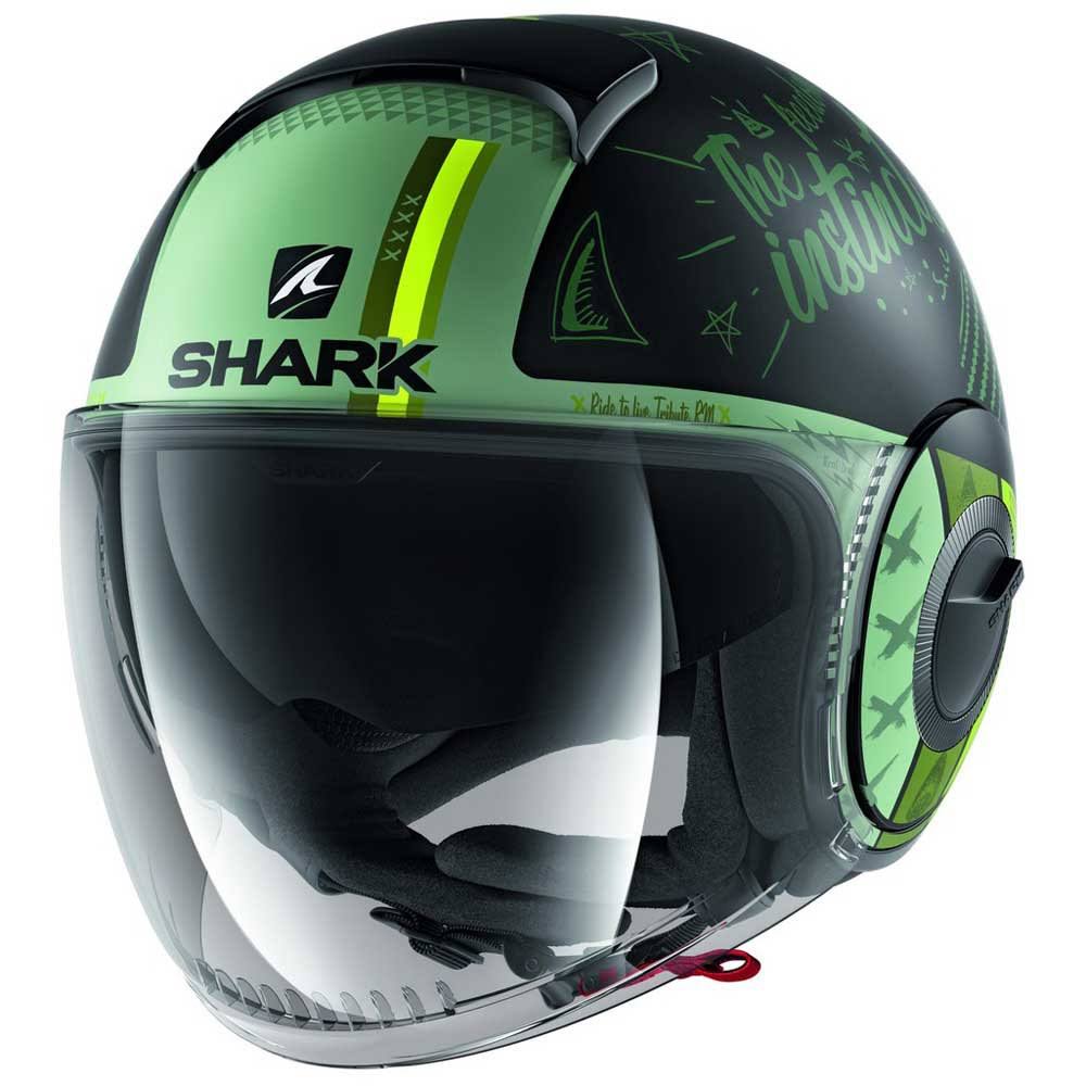 Mat Black Green Size M Helmet V76848