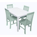 5 Piece Wood Framed Dining Set Sage C79733