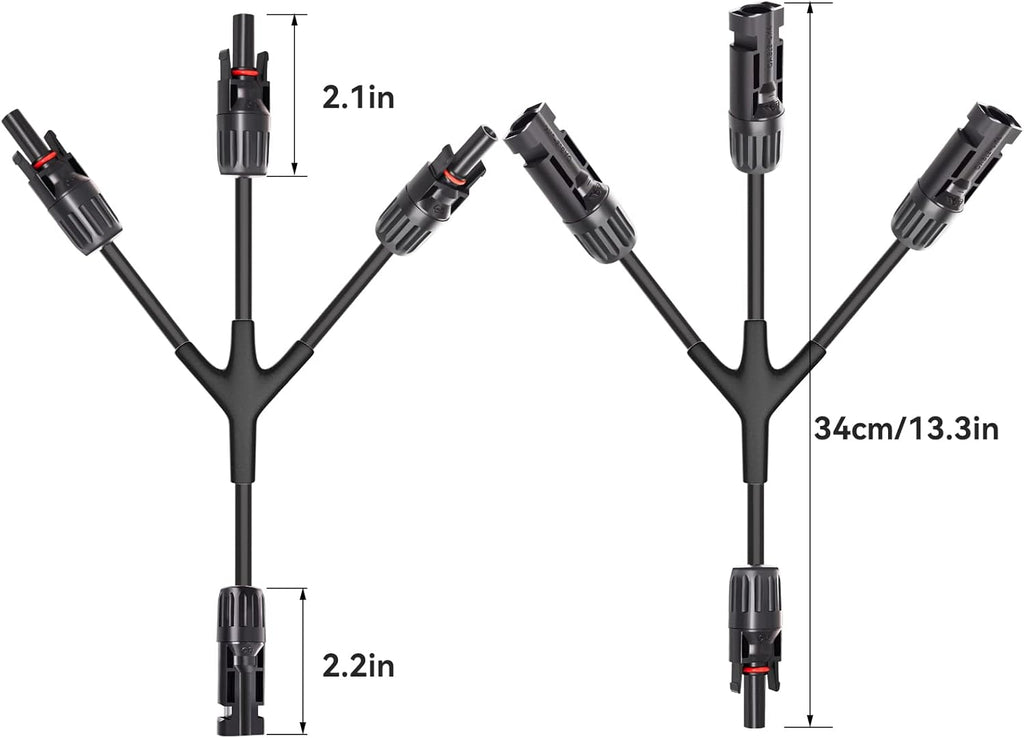 1 Pair Solar Panel Parallel Adapter D946