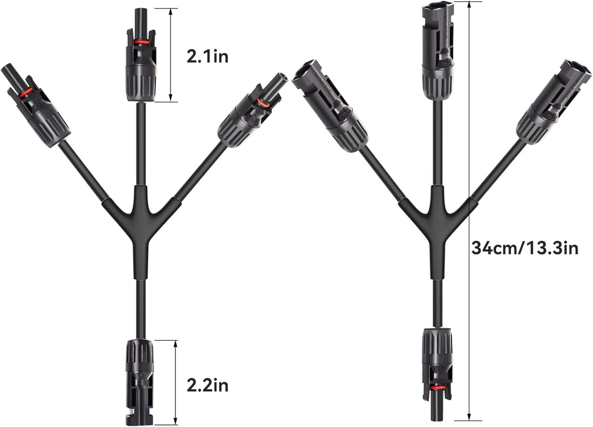 1 Pair Solar Panel Parallel Adapter D946