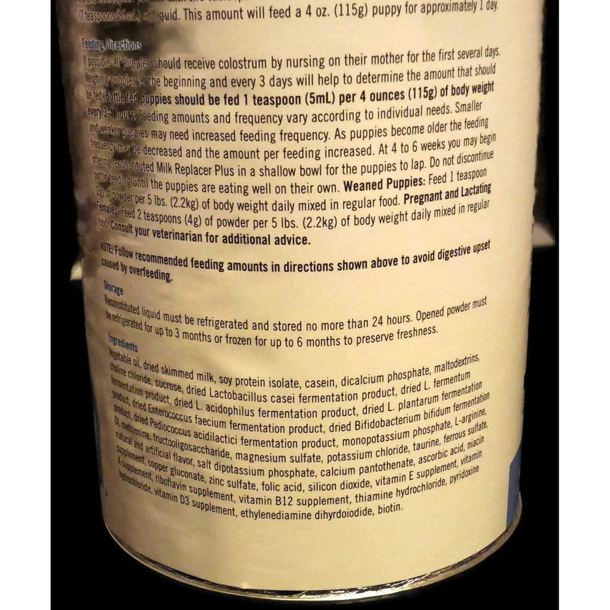 Milk Replacer for Puppies Q216