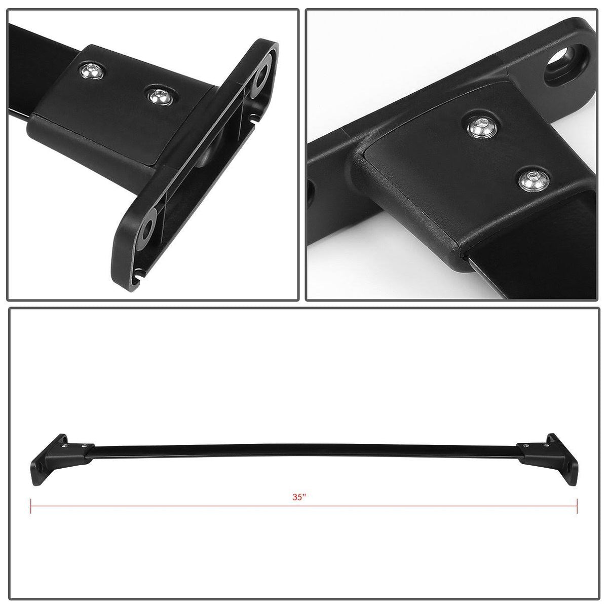 Pair of Aluminum Roof Rack Crossbars Y497