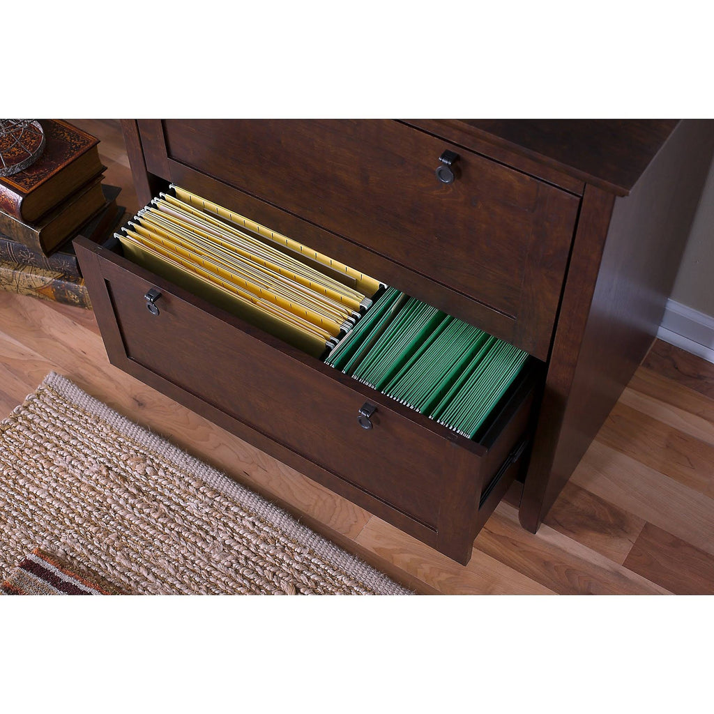 L Shaped Desk with Lateral File Cabinet B592844