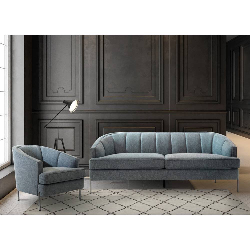 Blue Club Chair N1955