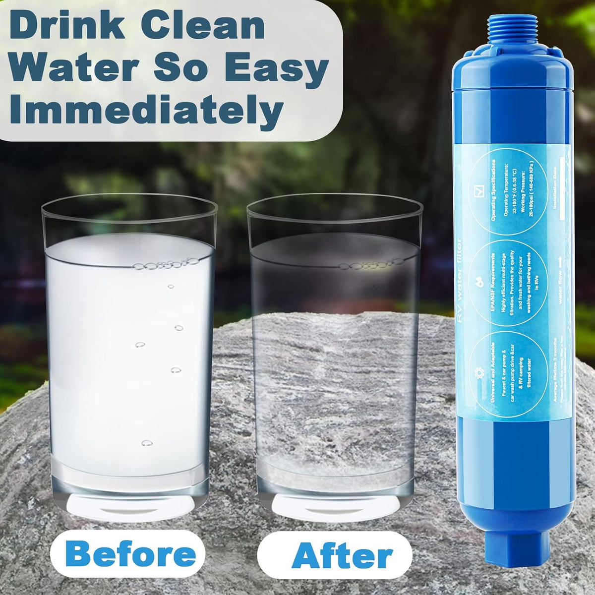 RV Water Filter 2 Pack F4704