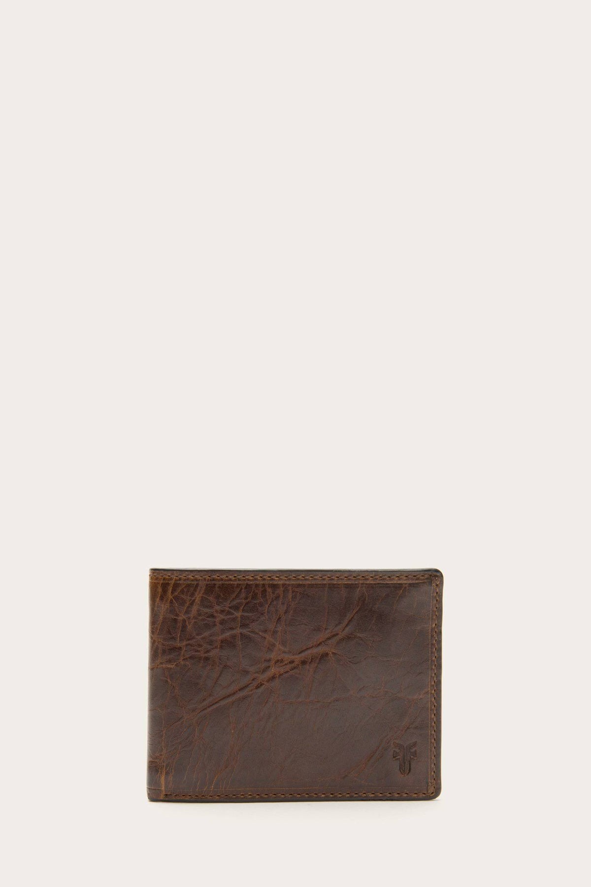 Dark Brown Leather ID Billfold Z7610