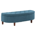 60" Azure Fabric Storage Bench X672473