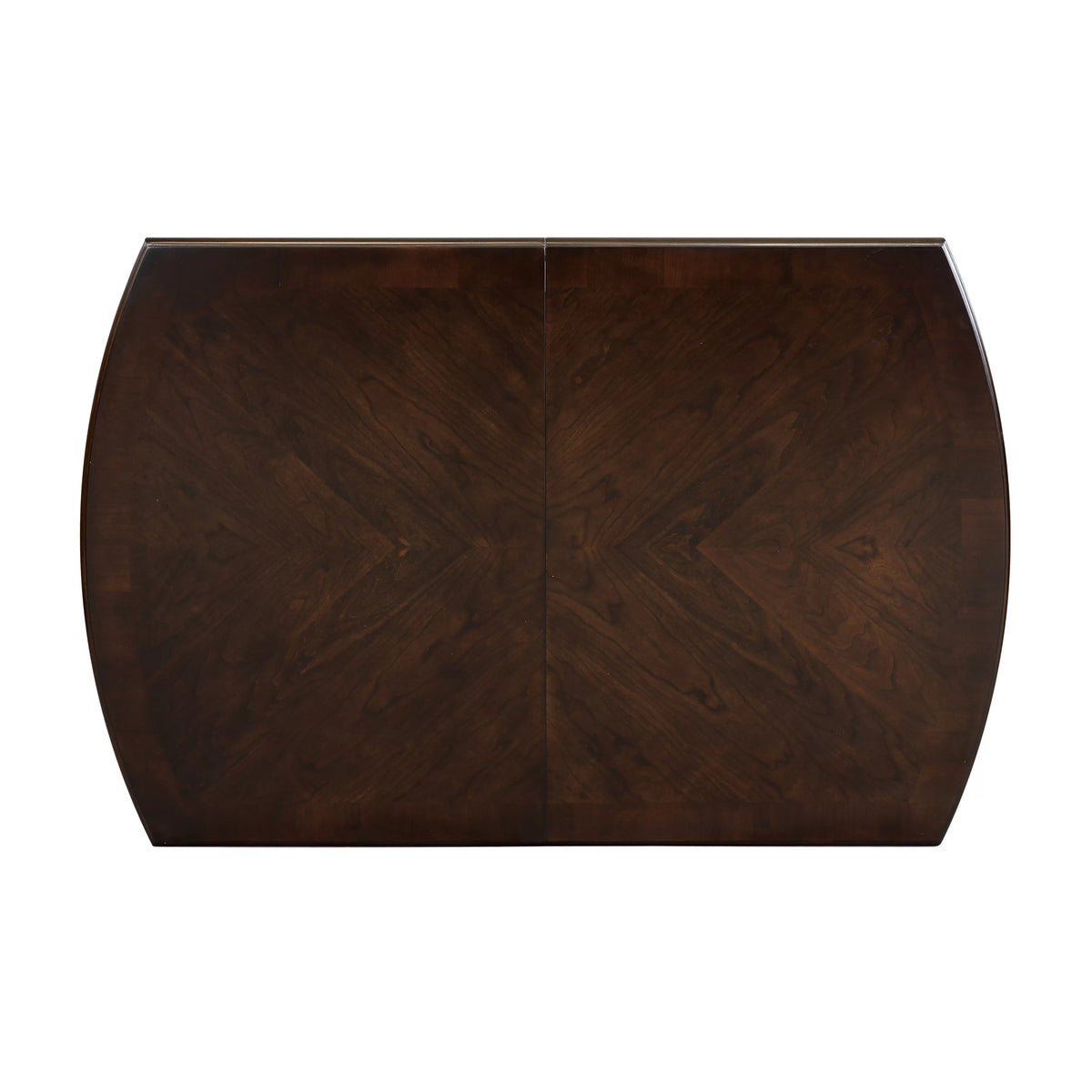 Dark Cherry Mango Veneer Wood Dining Table C822286