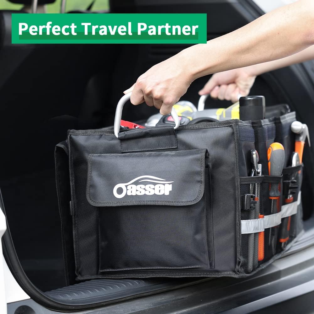 Waterproof Collapsible Trunk Organizer with Aluminium Alloy Handle, Pack of 2 M70925