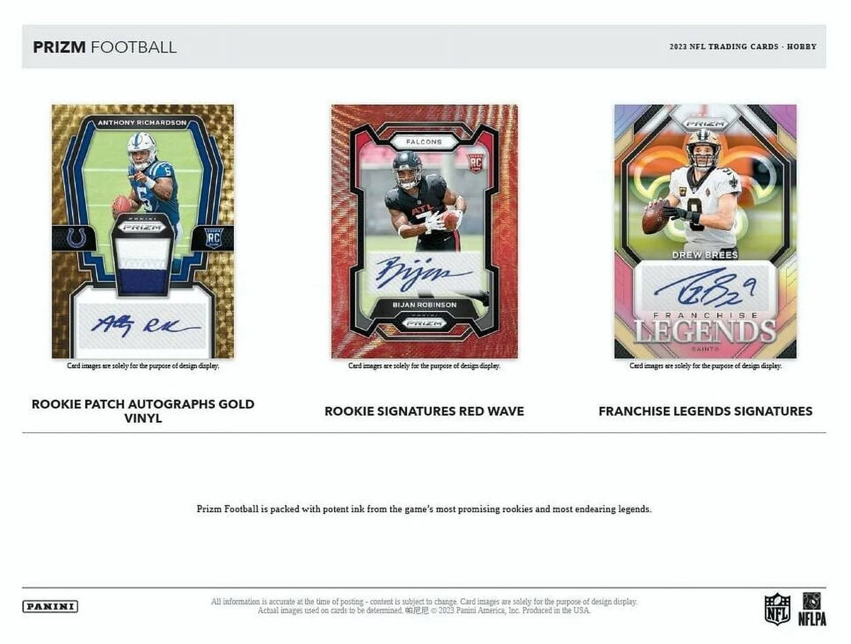 2023 Panini Prizm Football Hobby Box B645101