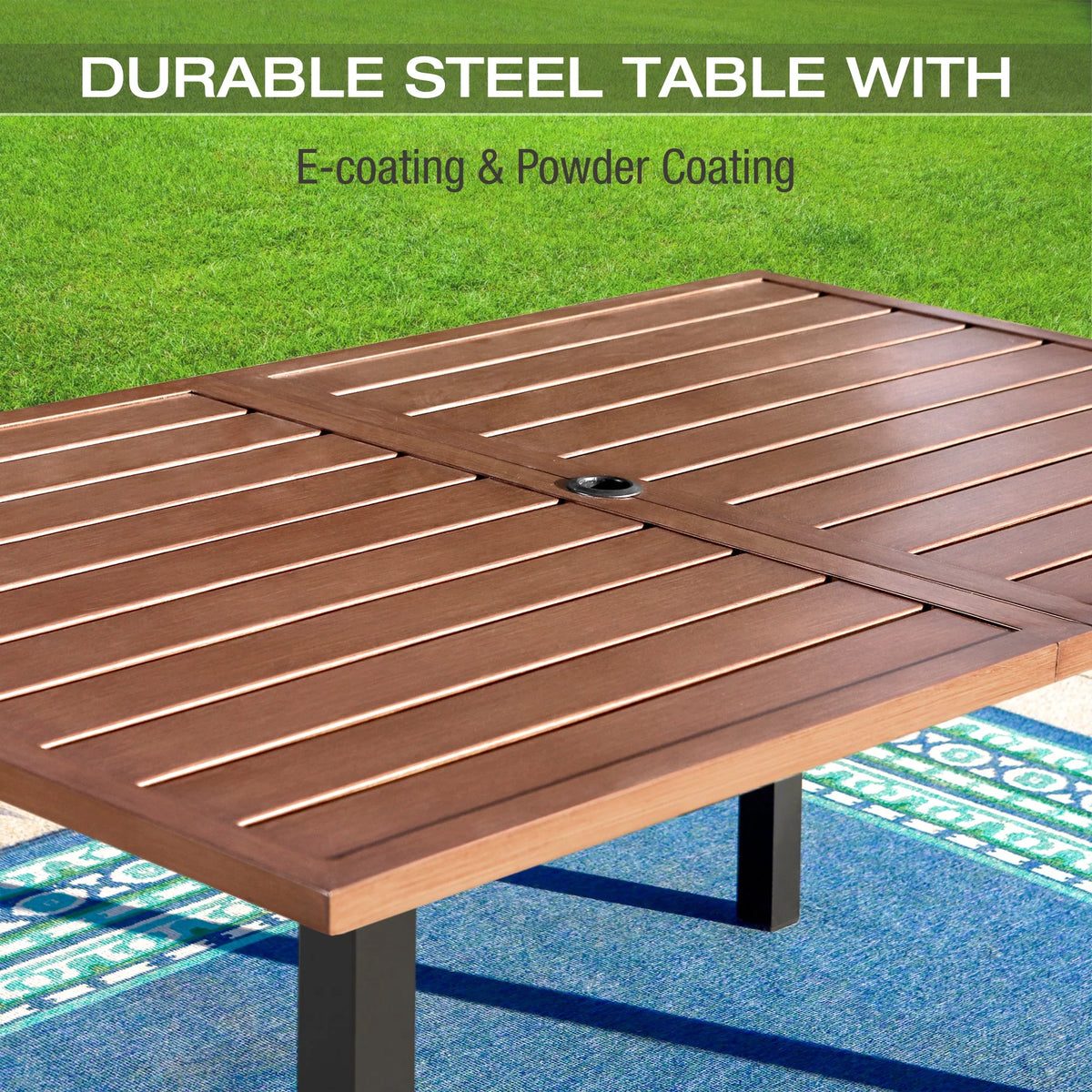 7-Piece Metal Outdoor Patio Dining Set H66149