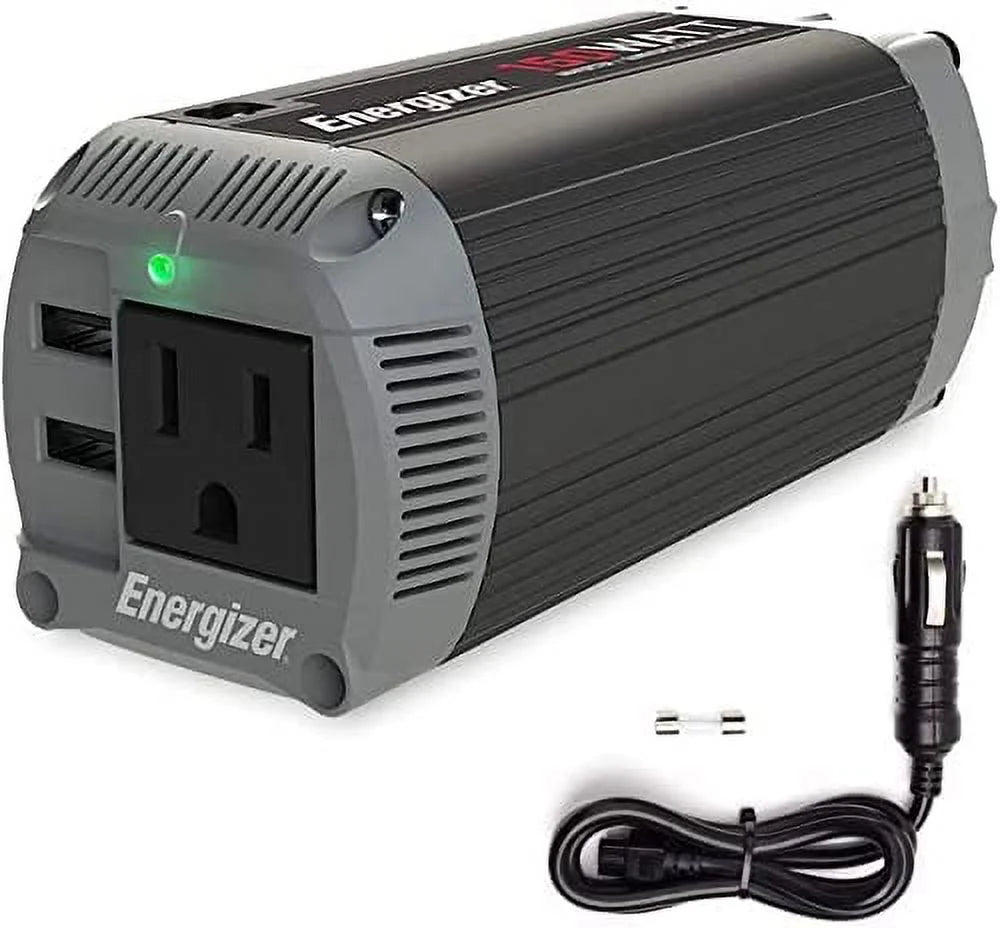 150 Watt Pure Sine Wave Car Power Inverter with Cigarette Lighter Plug and 2 USB Ports U259