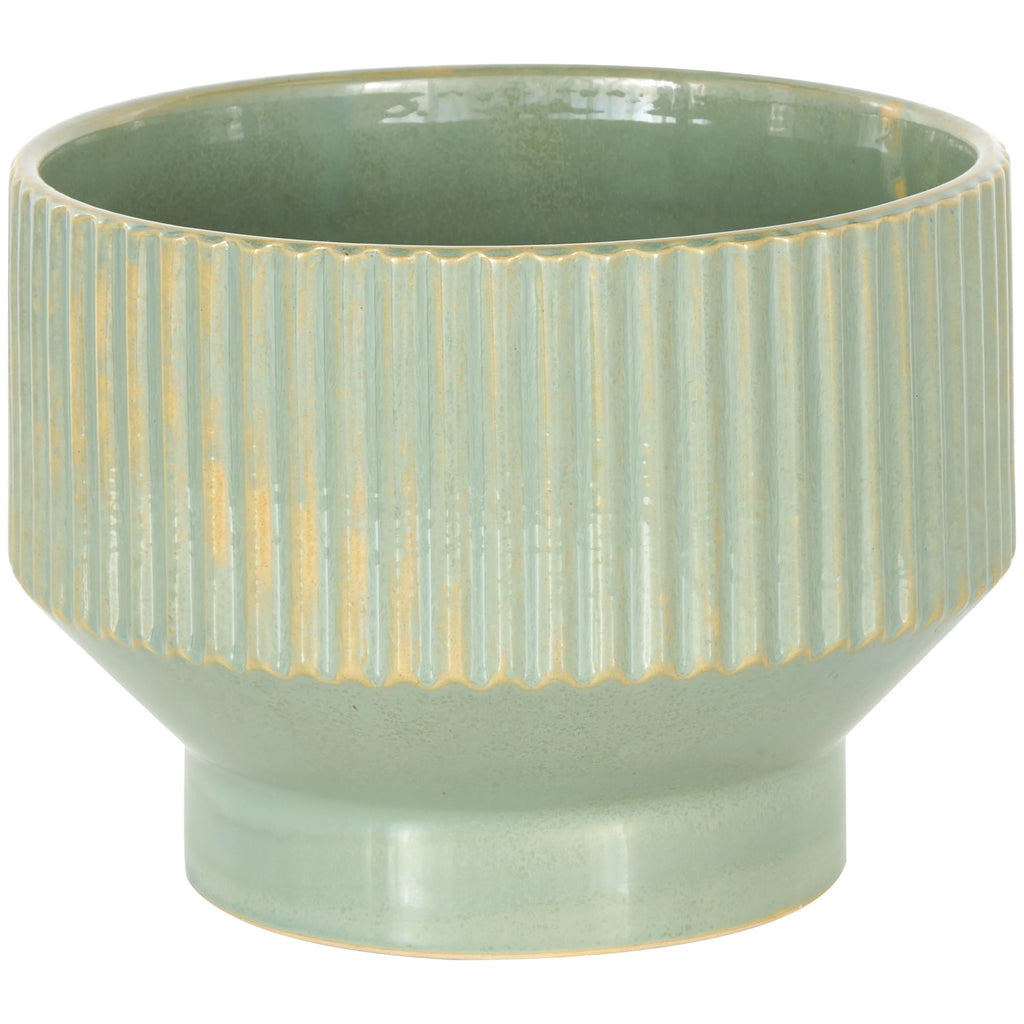 Green Ceramic Planter, 3 Count G347712