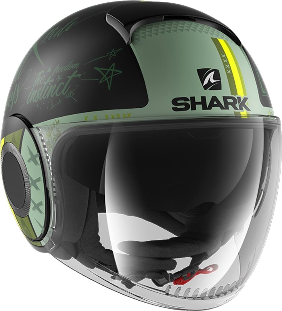 Mat Black Green Size M Helmet V76848