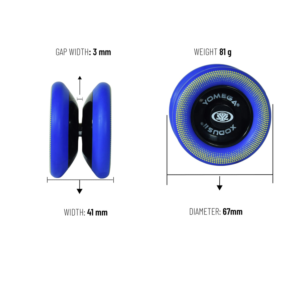 Black Blue Professional Responsive YoYo X802