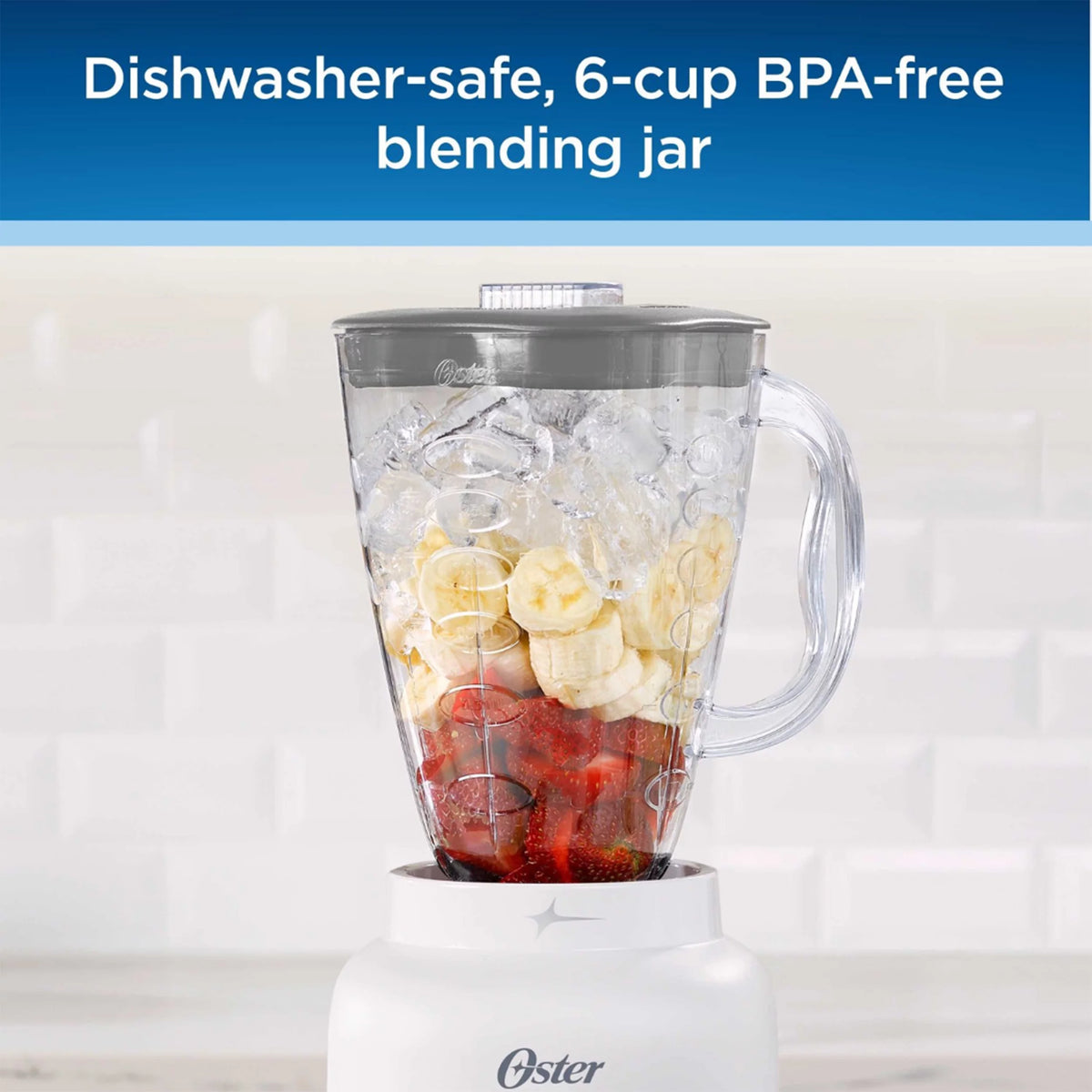 6 Cup 5 Speed 700 Watt Plastic Jar Blender X1336