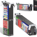 Video Game Disc Rack Tower Storage Holder Stand with Controller Holder C94852