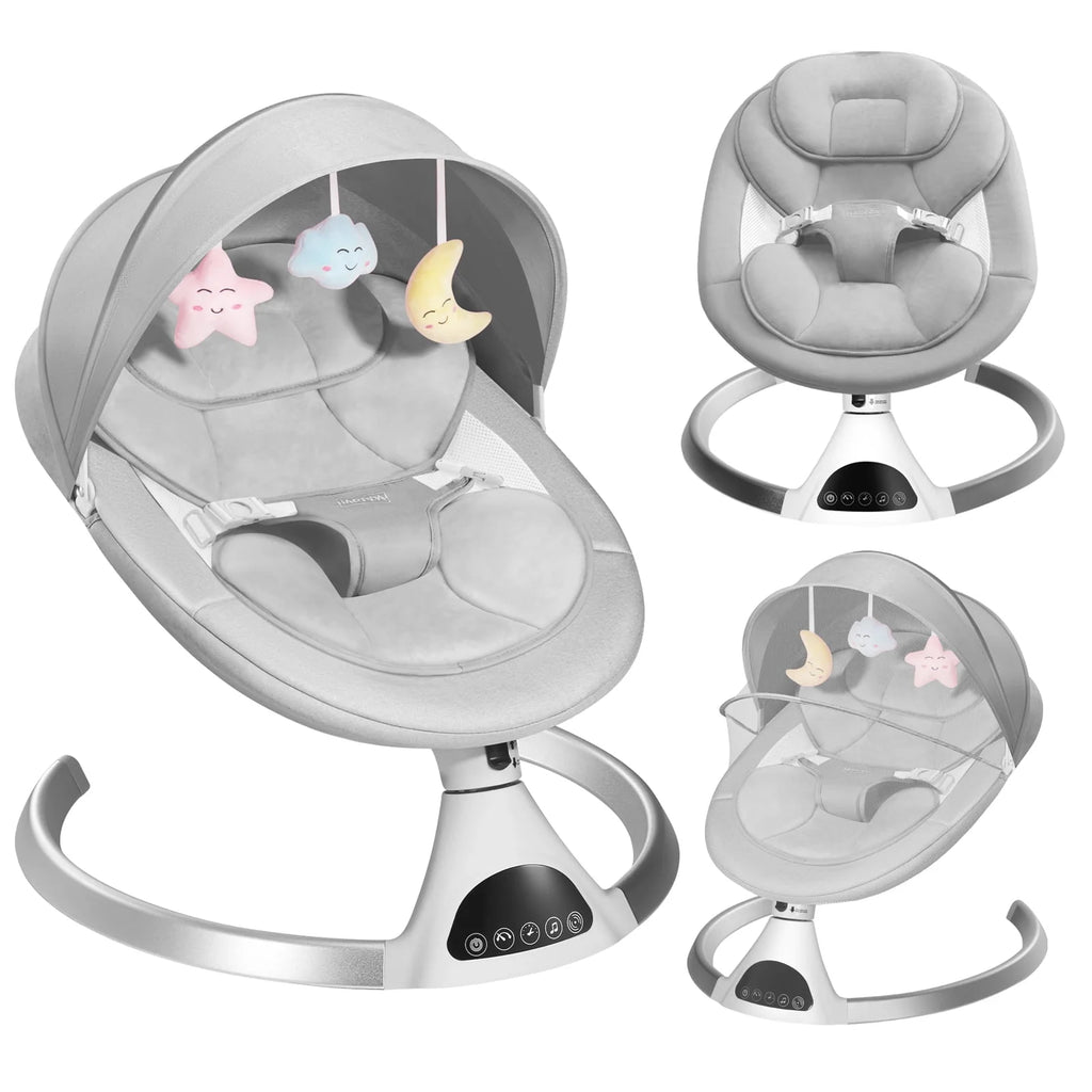 Pink Electric Baby Swing H69074