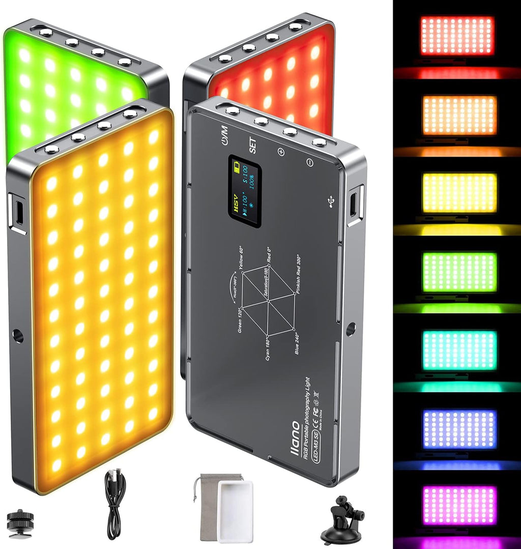 RGB Video Light with 4000mAh Rechargeable Battery K882918
