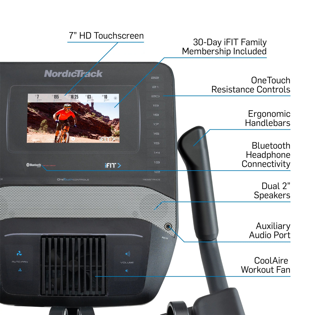 Exercise Bike with Touchscreen J372