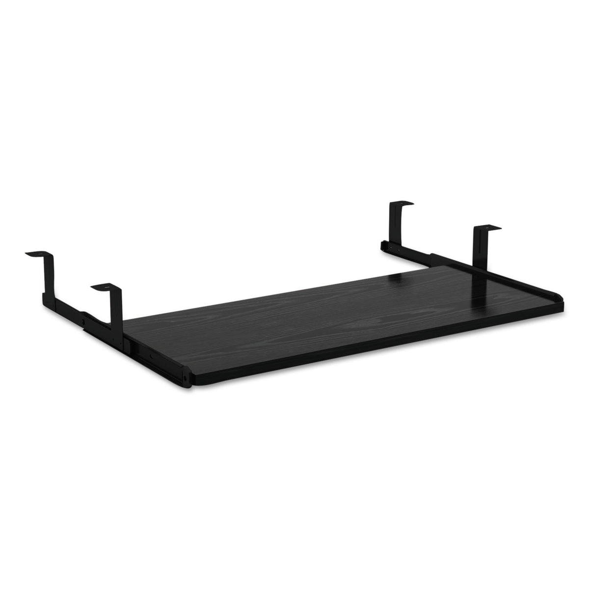 Black Underdesk Keyboard/Mouse Shelf M5644