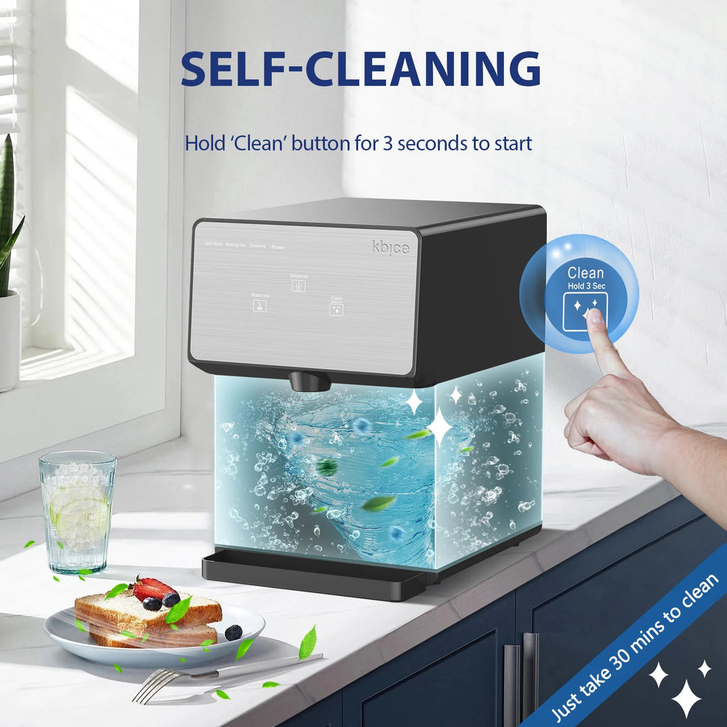 Self Dispensing Countertop Nugget Ice Maker with Water Tank K9677