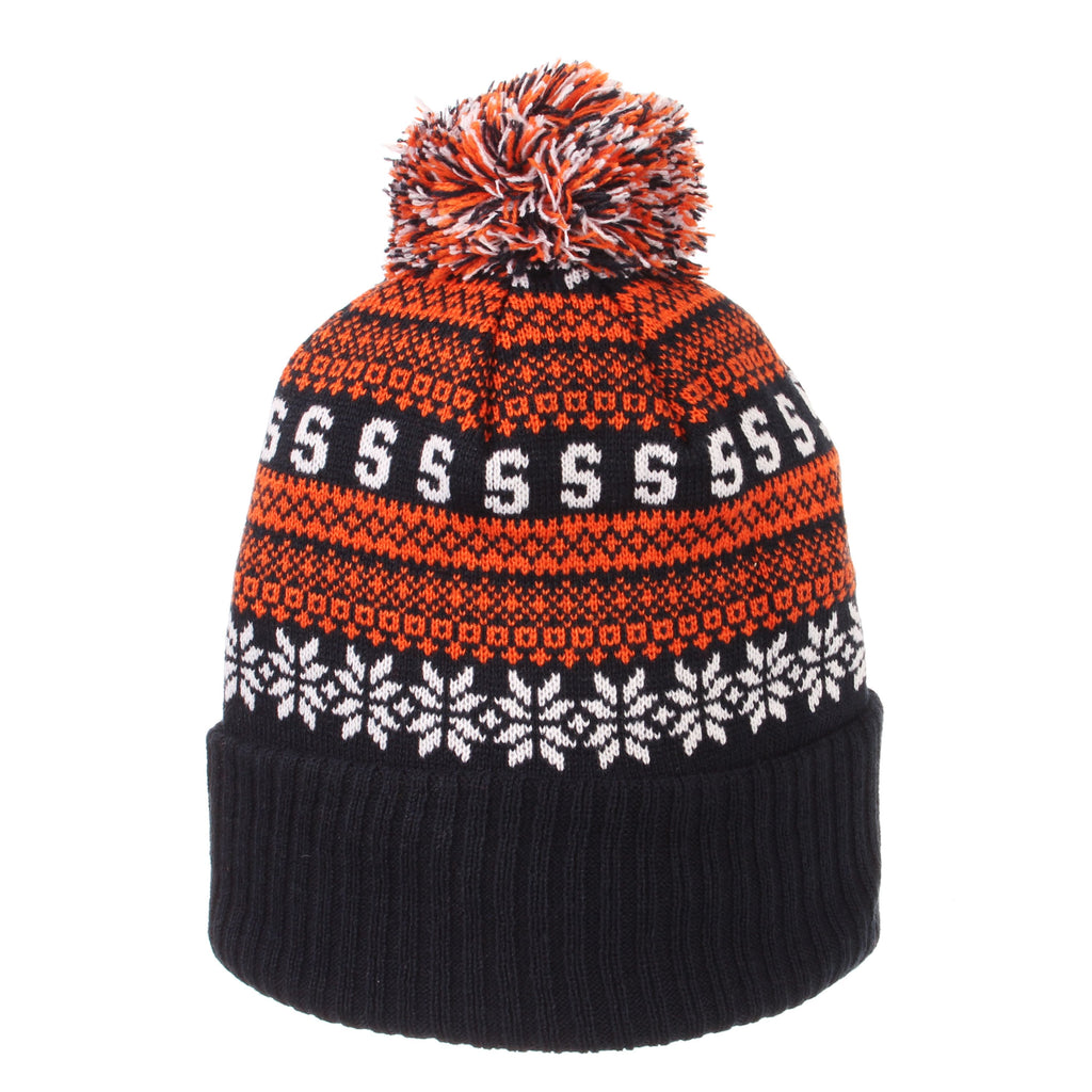 NCAA Carousel Cuffed Knit Beanie Sock Hat Zephyr Q8022