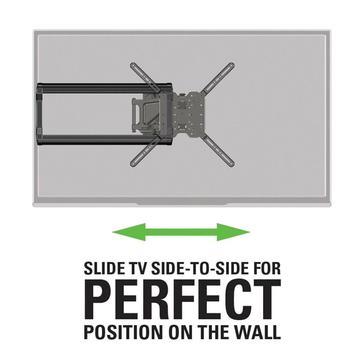 Full-Motion TV Wall Mount for 37x22 to 80x22 TVs Z743
