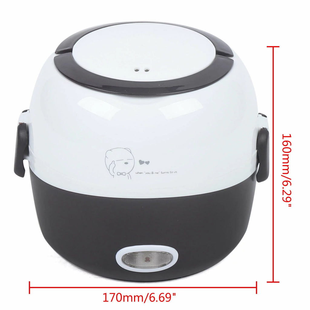 1.3L 2 Layers Electric Rice Cooker Stainless Steel J946210