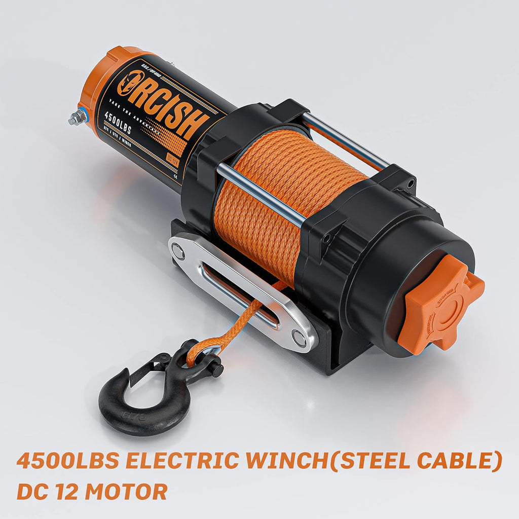 12V 4500LBS Synthetic Rope Winch Kits Z5750