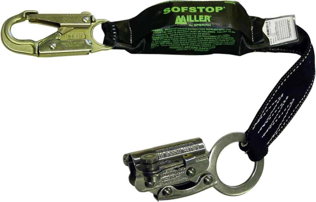 Yellow Stainless Steel Manual Cable & Rope Grab L318238