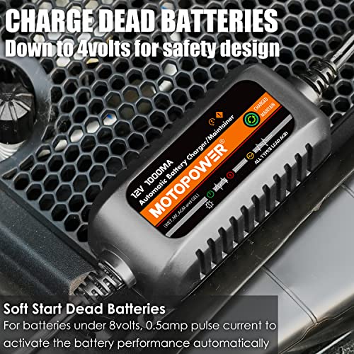 12V 1000mA Automatic Battery Charger P4159