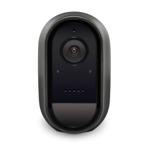 Indoor/Outdoor 1080p Wi-Fi Wire-Free Surveillance Camera 2-Pack Black Y156563
