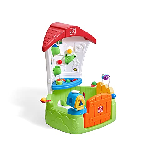 Toddler Corner House Playhouse Playset with Kitchenette, 15 Piece Toy Accessories, Durable Plastic X77232