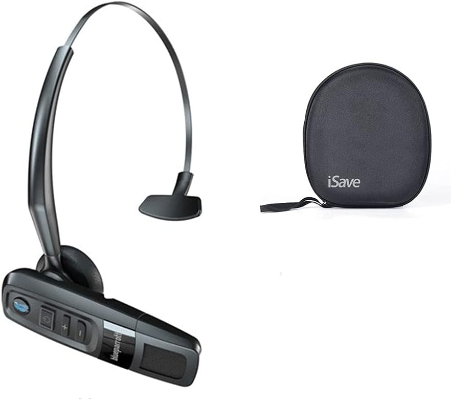 Noise Cancelling Wireless Bluetooth Headset with Carrying Case X6151