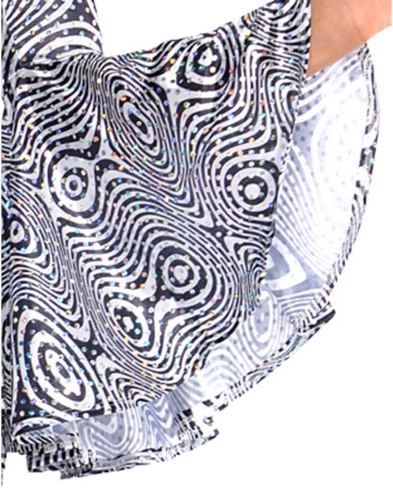 Disco Costume for Adults, Size Medium, Includes Top, Flare Pants, and Headscarf P5144